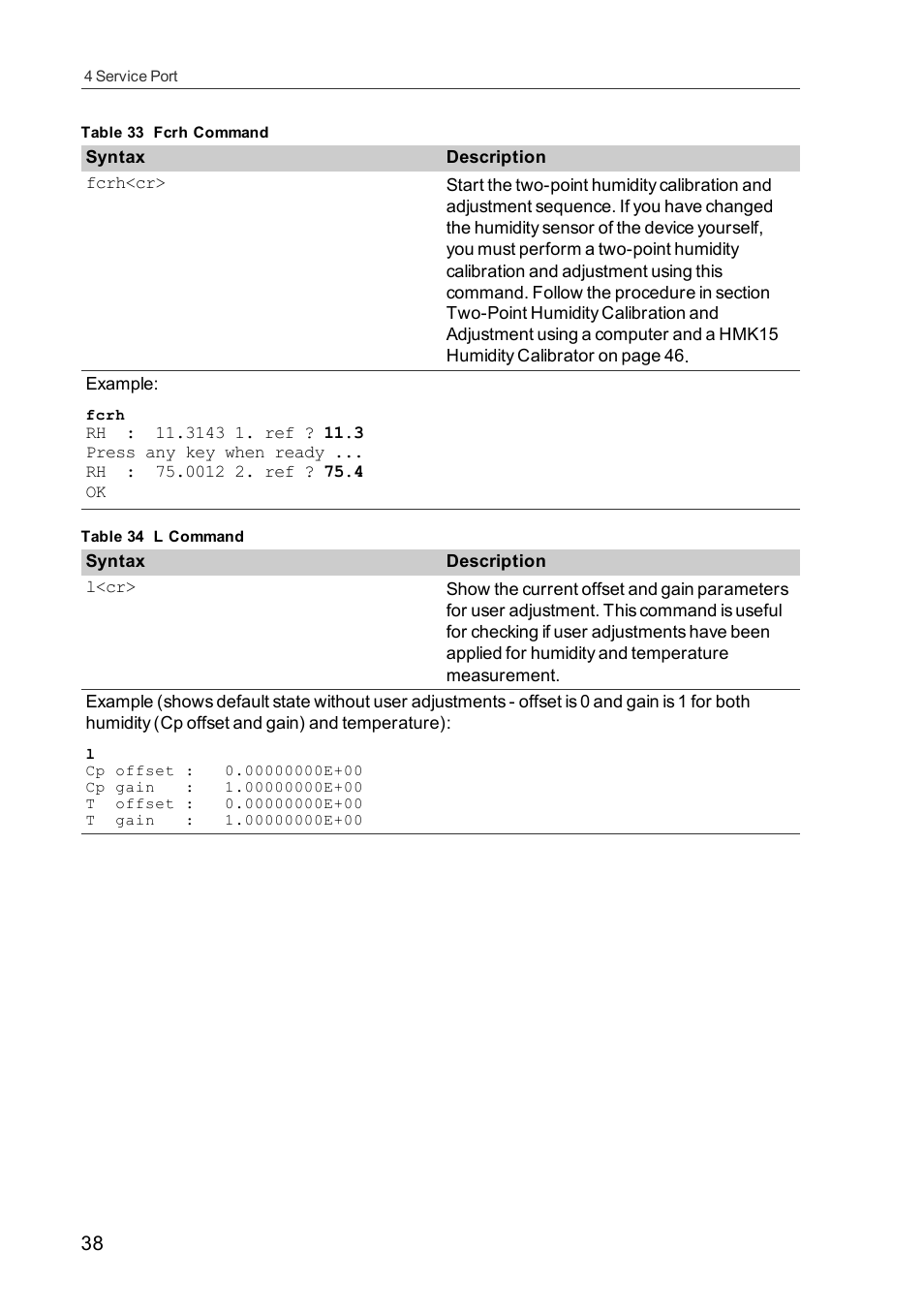 Vaisala HMDW110 User Manual | Page 40 / 62