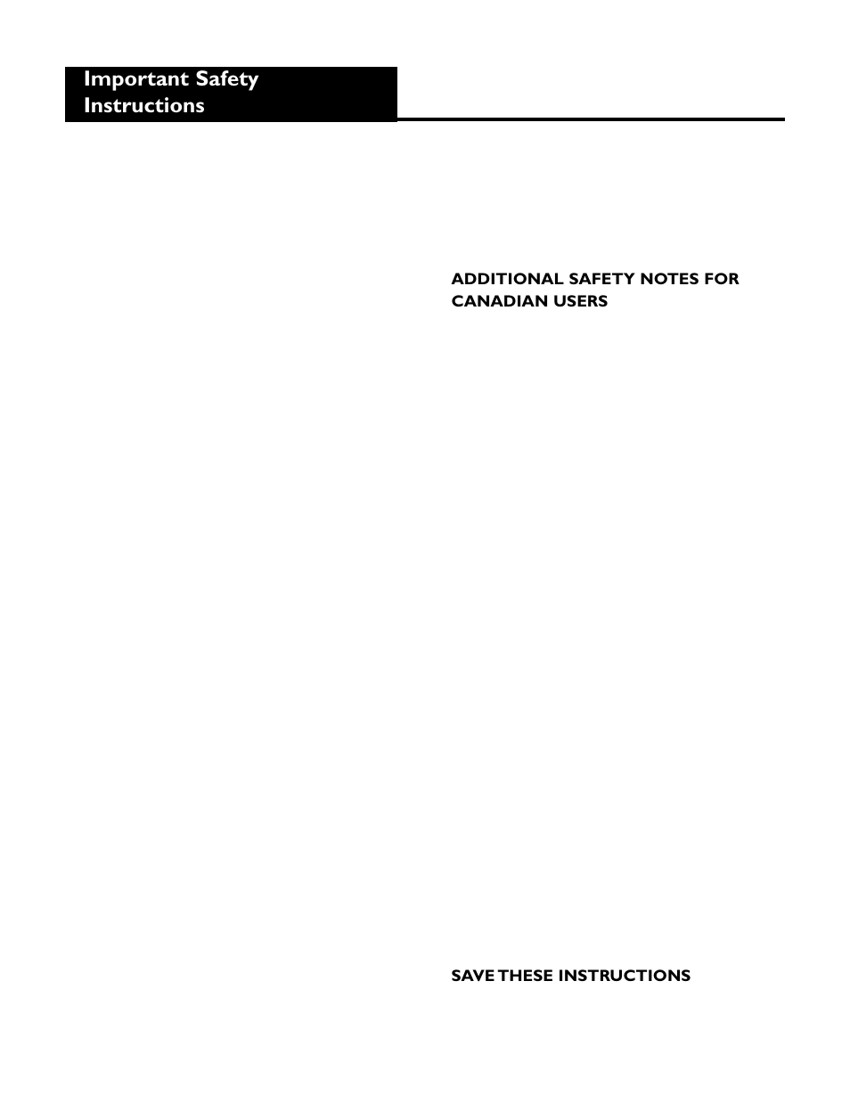 Important safety instructions, Save these instructions | Ameriphone VCO User Manual | Page 2 / 26