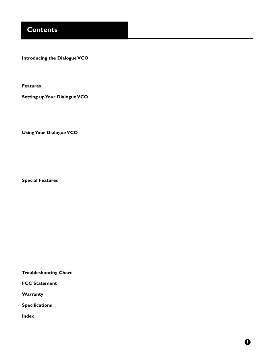 Ameriphone VCO User Manual | Page 3 / 26