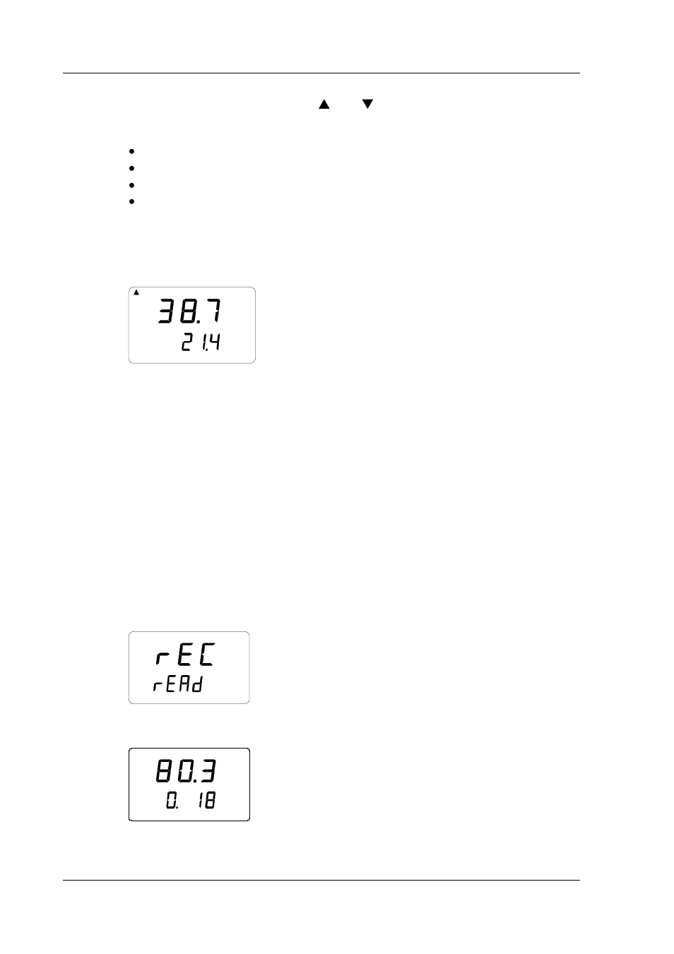 5 reading the measurement results, Reading the measurement results | Vaisala HMP42 User Manual | Page 32 / 74