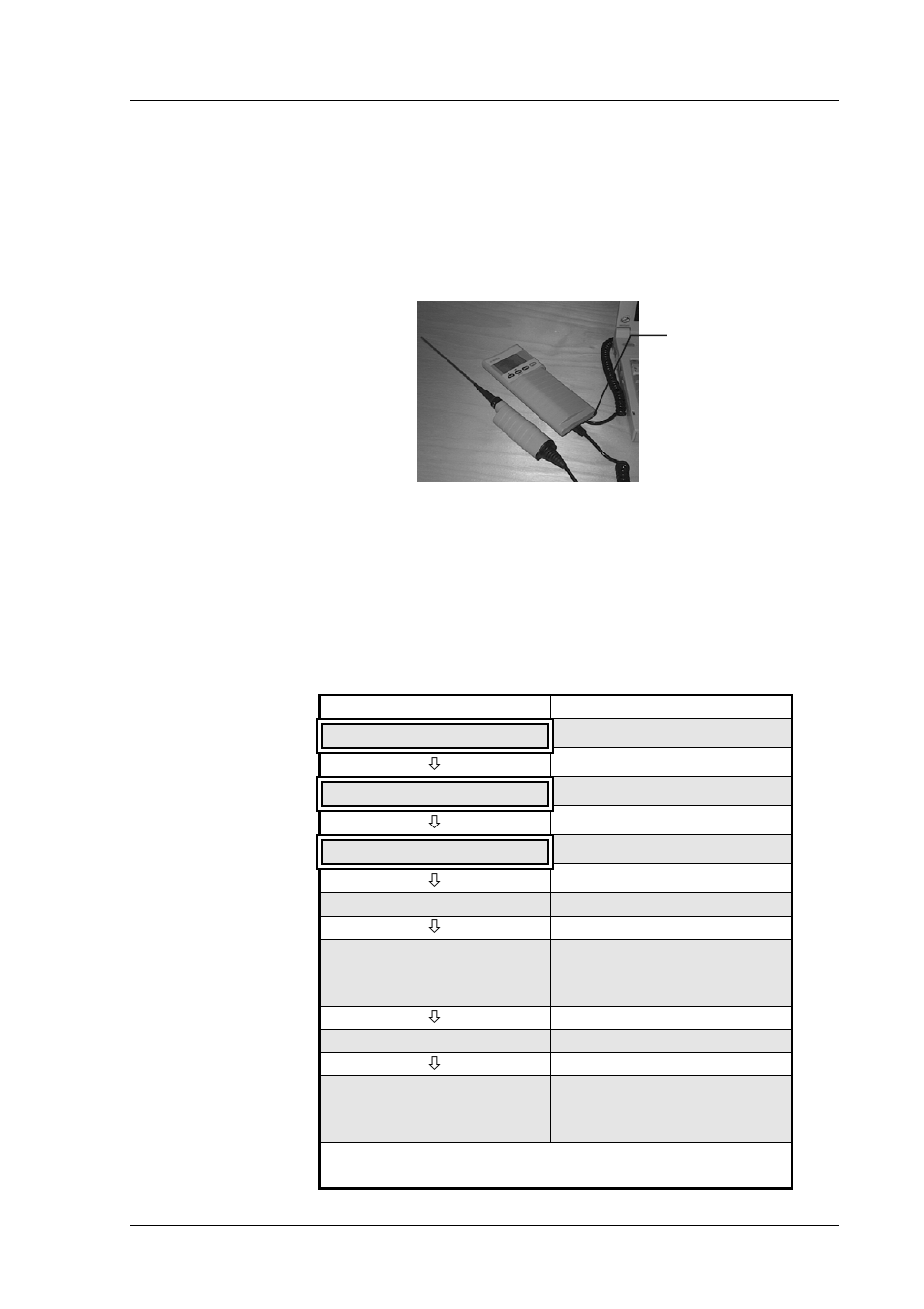 Transferring the stored readings to a pc, 1 giving the communication parameters, Giving the communication parameters | Vaisala HMP42 User Manual | Page 35 / 74