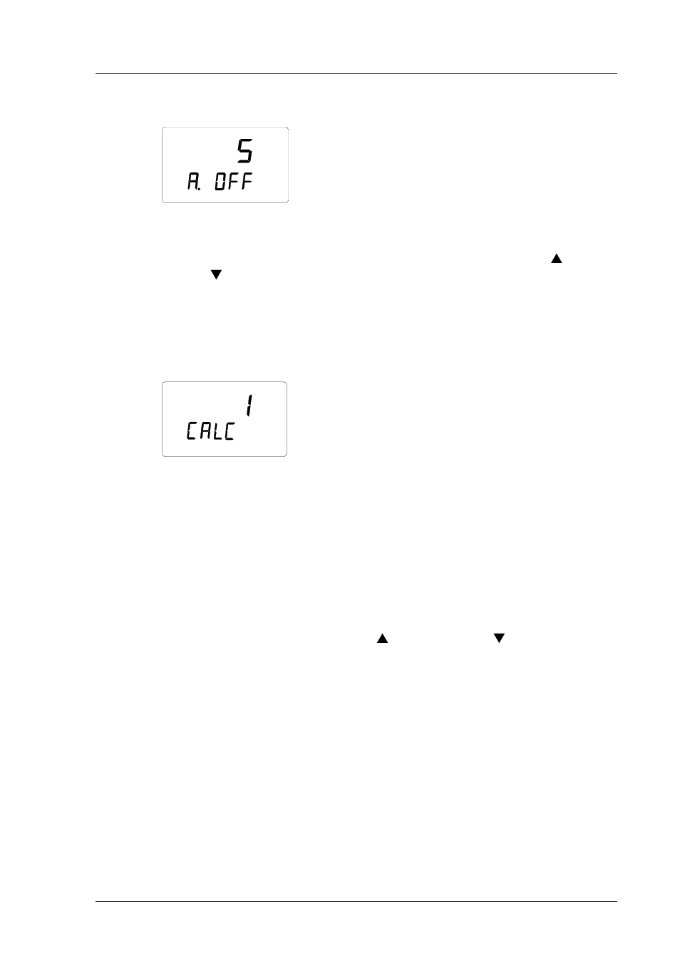 3 setting the automatic power-off function, 4 selecting the display quantities, Setting the automatic power-off function | Selecting the display quantities | Vaisala HMP42 User Manual | Page 43 / 74