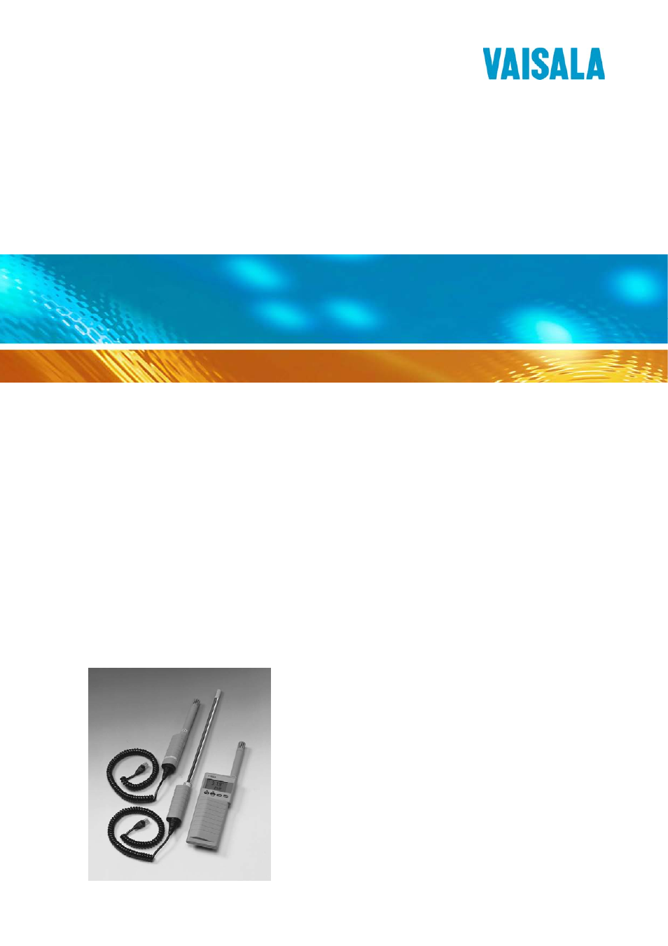 Vaisala HMP46 User Manual | 72 pages