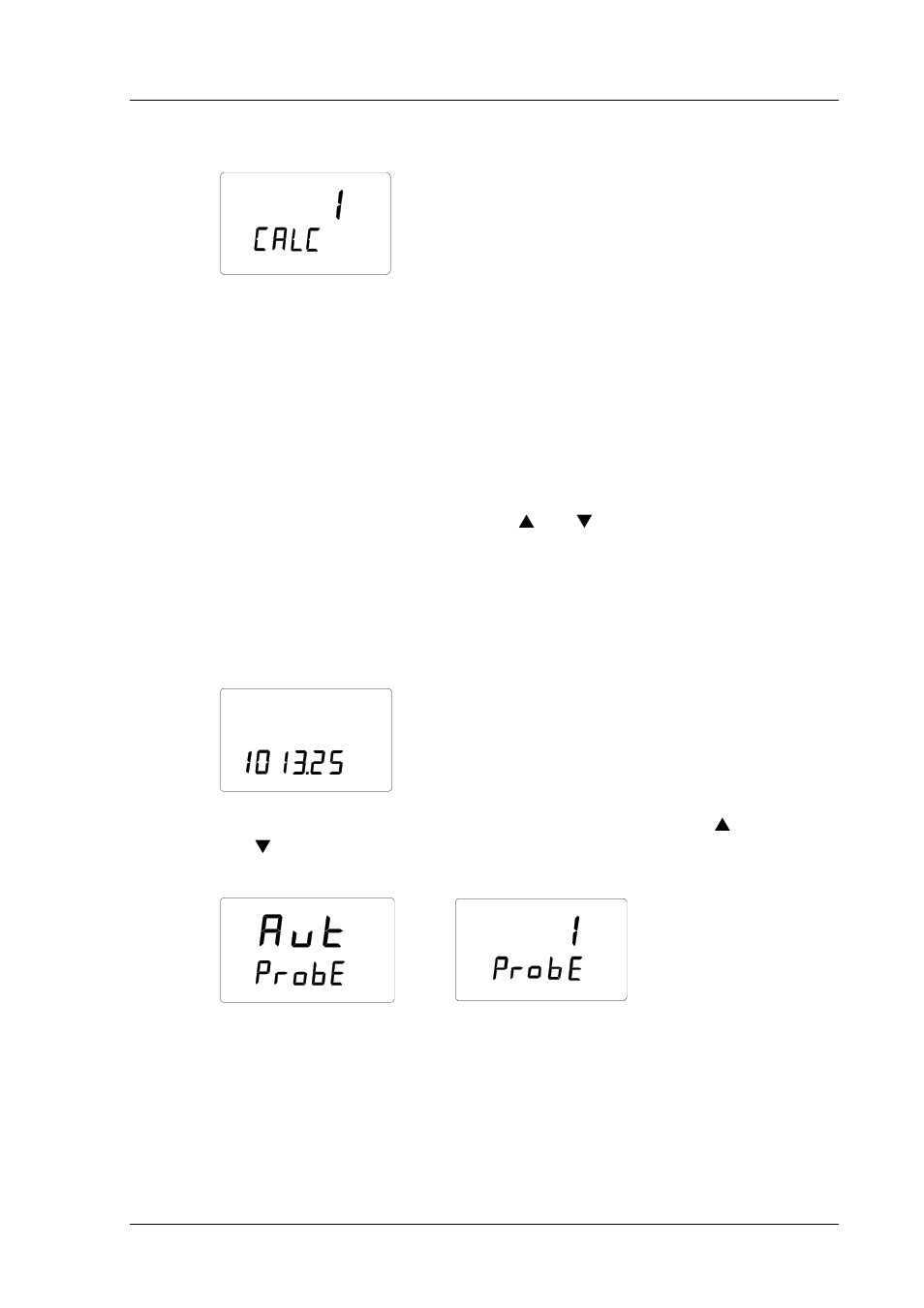 4 selecting the display quantities, Selecting the display quantities | Vaisala HMP46 User Manual | Page 39 / 72
