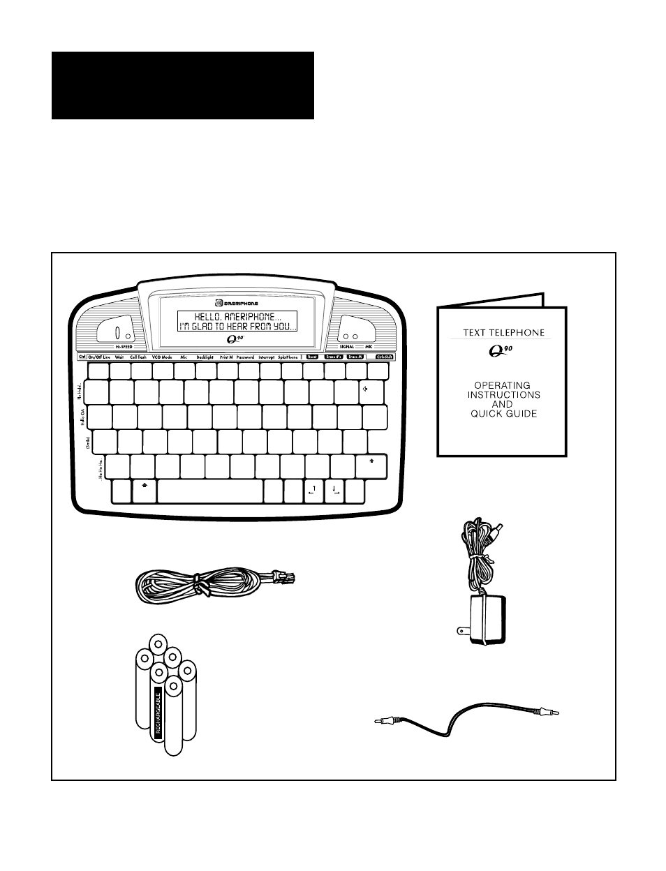 Ameriphone Q90 User Manual | Page 5 / 32