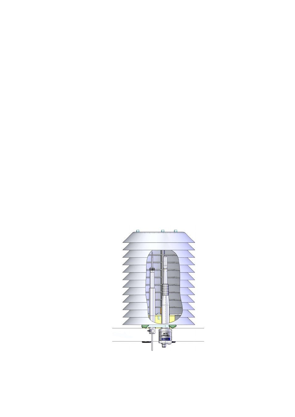 Installation, Installation in radiation shields, Installation in dtr13 | Chapter 3, installation, provides you with in, Chapter 3 | Vaisala HMP155 User Manual | Page 19 / 84