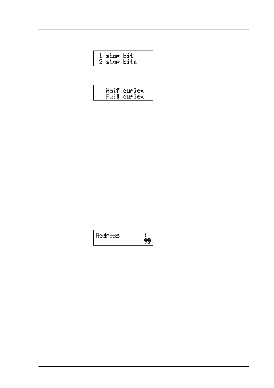 3 setting the transmitter address | Vaisala HMP260 User Manual | Page 33 / 118