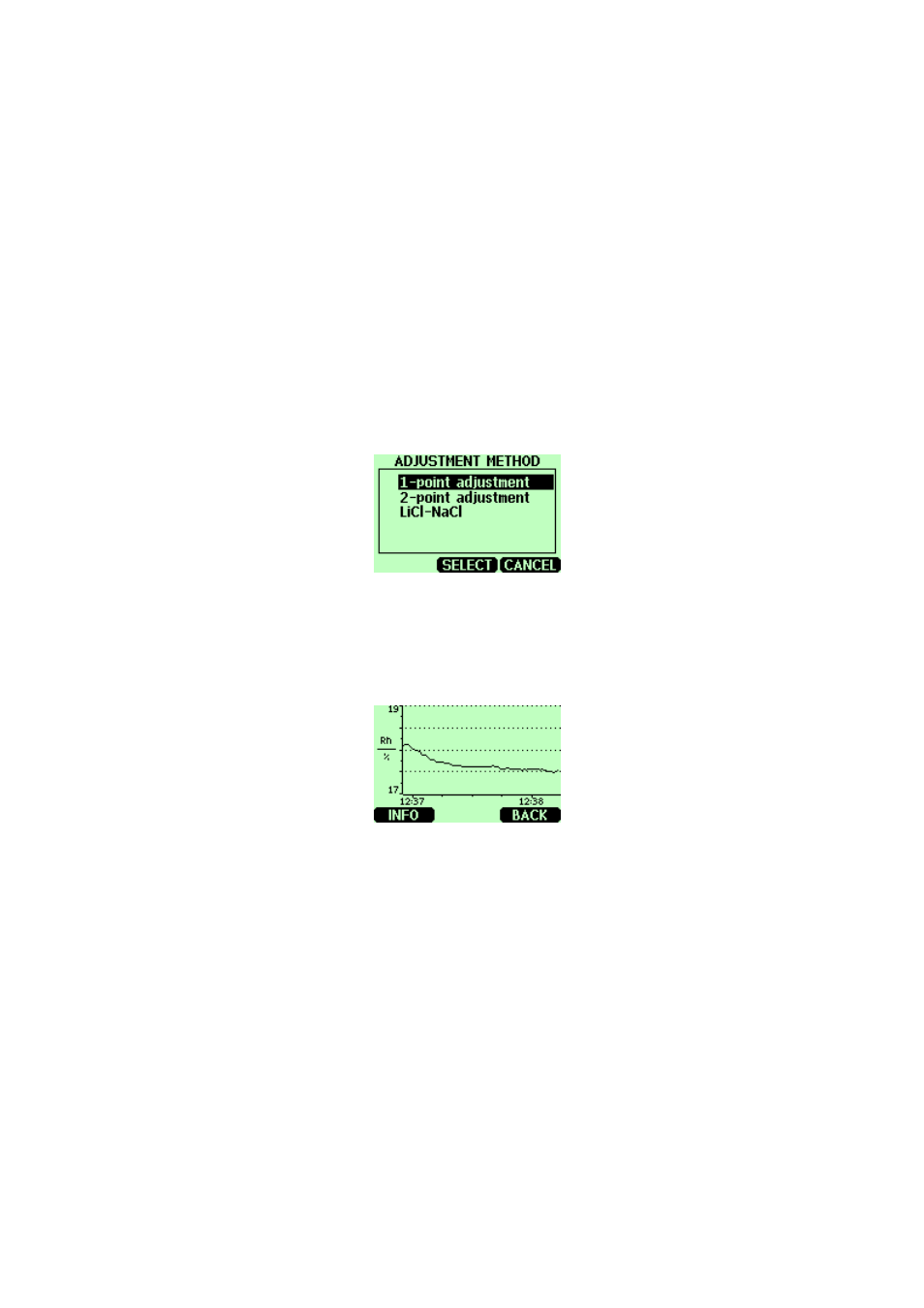 One-point adjustment using a calibrator | Vaisala HMT100 User Manual | Page 31 / 52