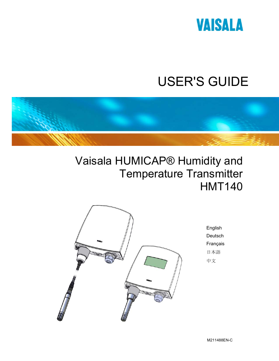 Vaisala HMT140 User Manual | 76 pages