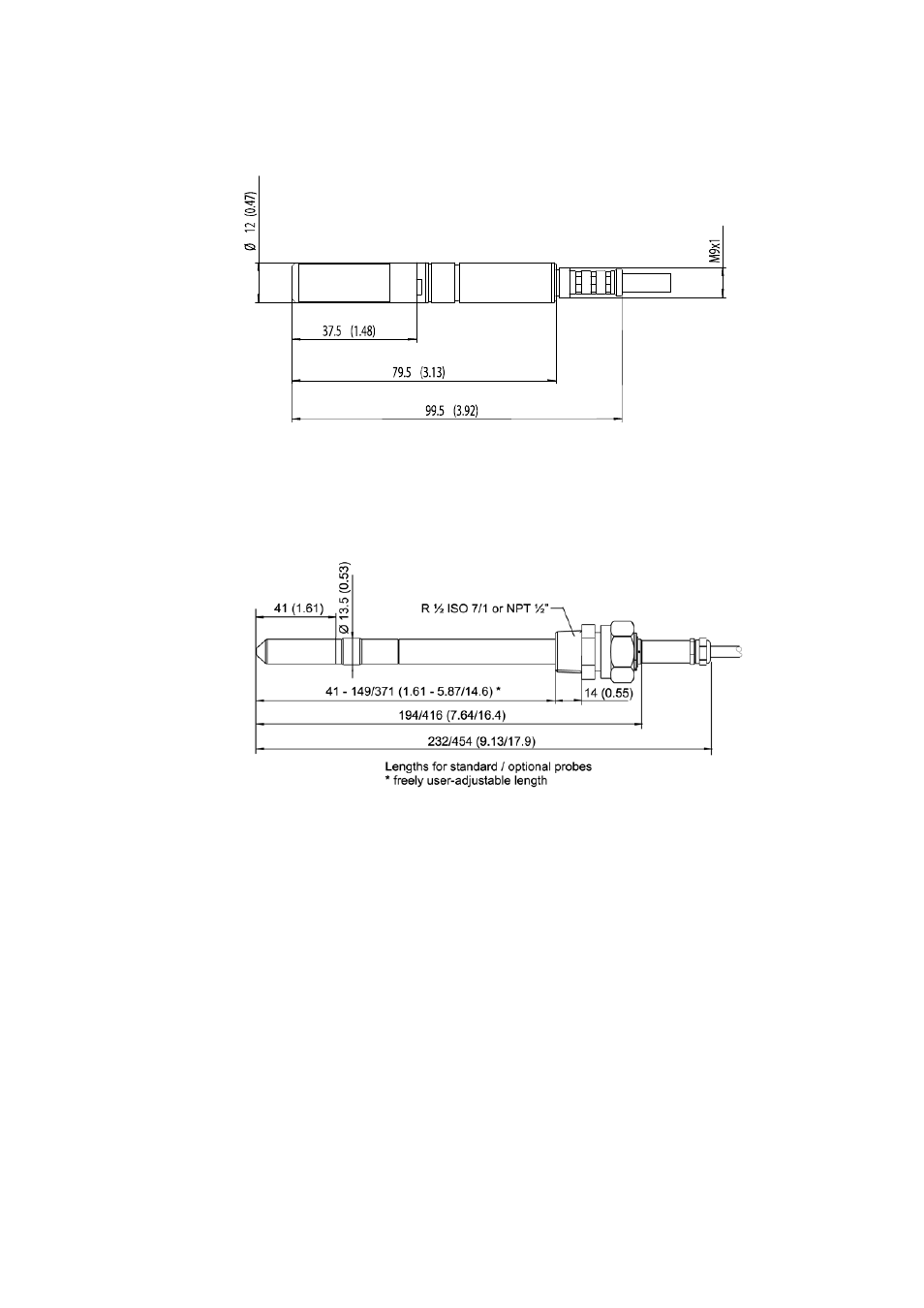 Hmt317, Hmt318 | Vaisala HMT310 User Manual | Page 80 / 88