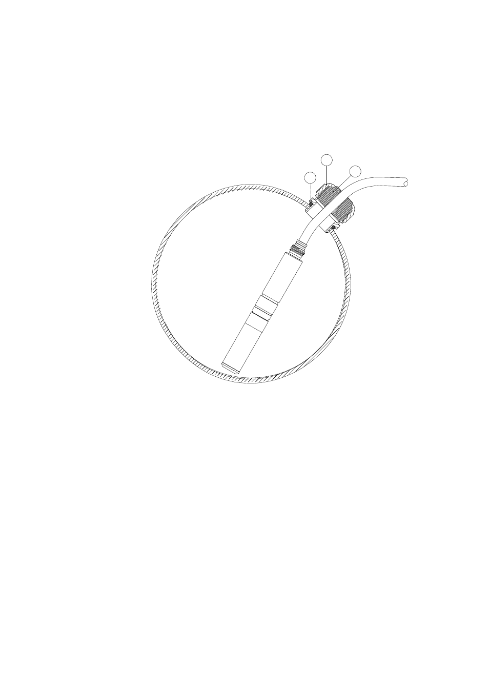 Rh probe installations (for hmt313/317) | Vaisala HMT310 User Manual | Page 83 / 88
