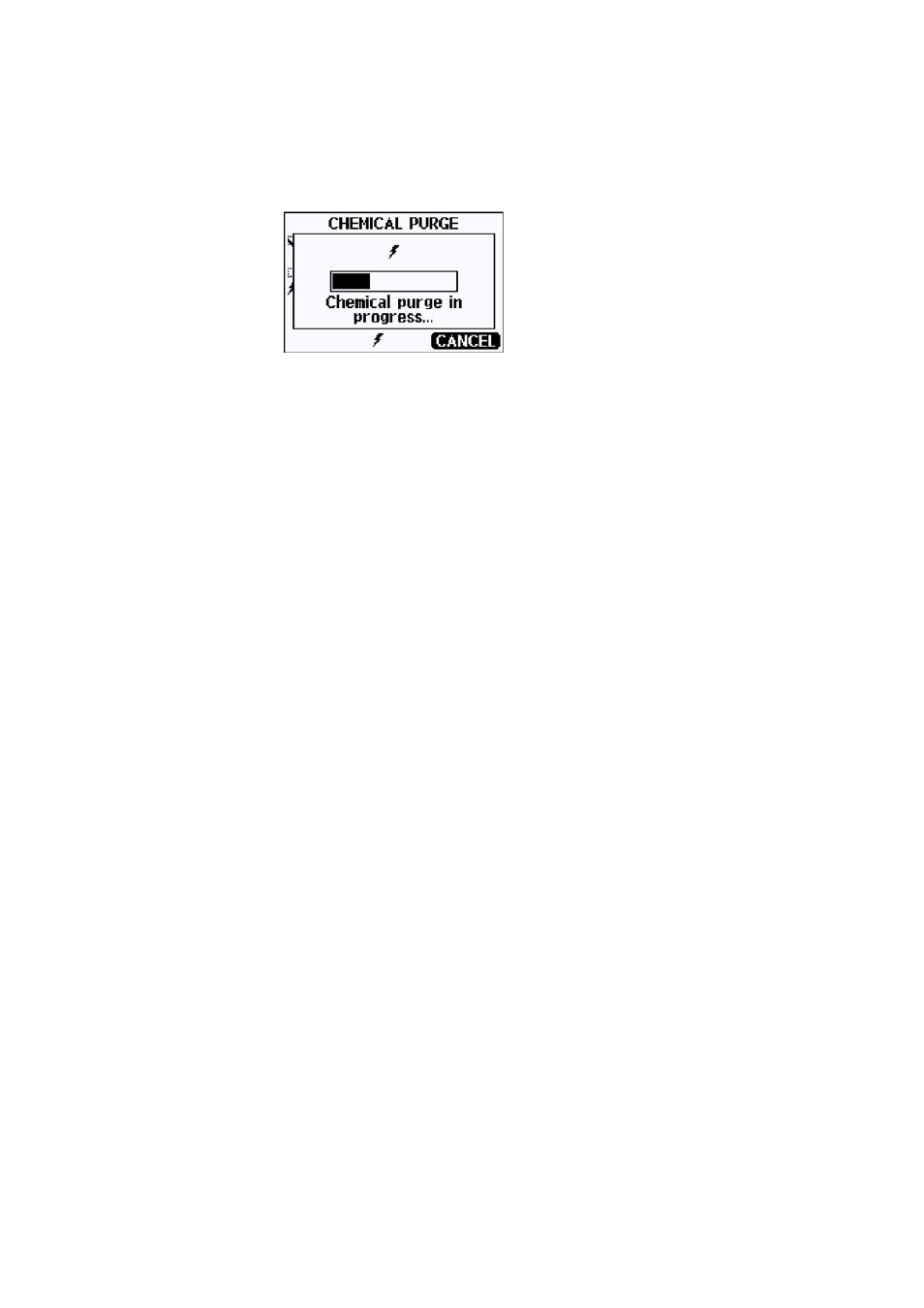 Using serial line, Purge, Figure 69 | Performing chemical purge | Vaisala HMT330 User Manual | Page 138 / 209