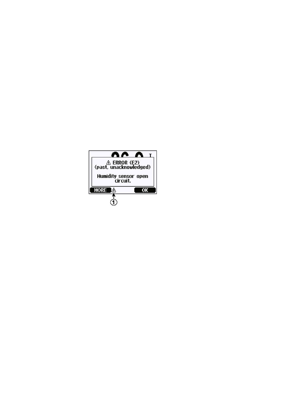 Error states, Figure 76, Error indicator and error message | Vaisala HMT330 User Manual | Page 153 / 209