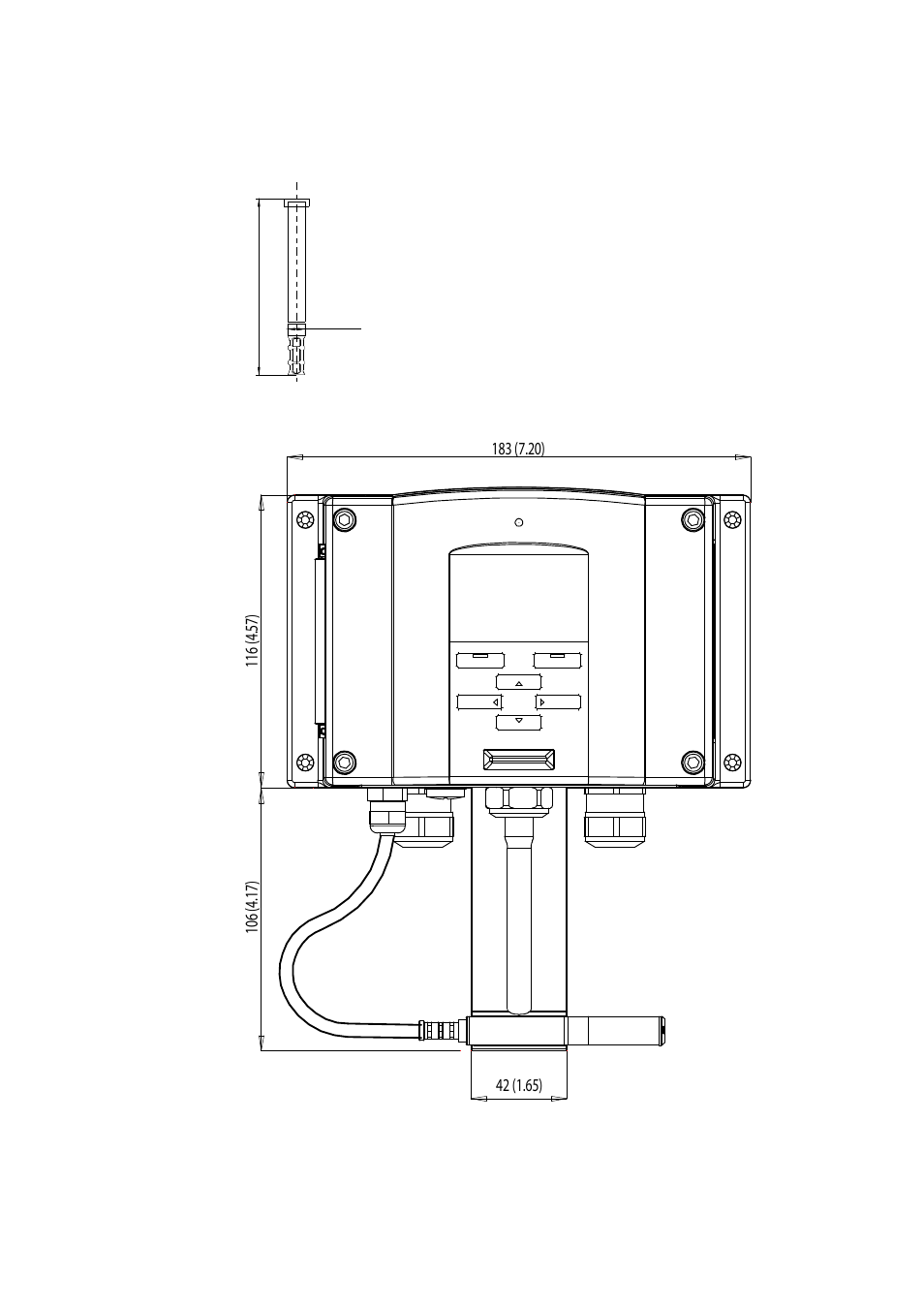 Hmt331, Figure 84, Hmt331 fixed probe dimensions | Figure 85, Hmt331 short cable probe dimensions | Vaisala HMT330 User Manual | Page 184 / 209