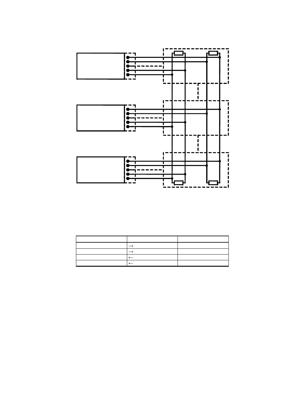 Figure 37, Wire rs-485 bus, Table 7 | Wire (switch 3: on) | Vaisala HMT330 User Manual | Page 62 / 209