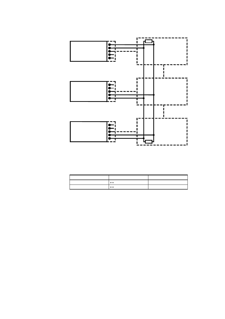 Figure 38, Wire rs-485 bus, Table 8 | Wire (switch 3: off) | Vaisala HMT330 User Manual | Page 63 / 209
