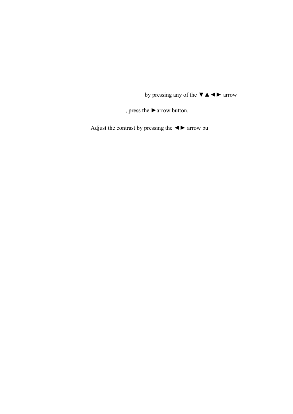 Display contrast setting, Using display/keypad, Using serial line | Vaisala HMT330 User Manual | Page 74 / 209