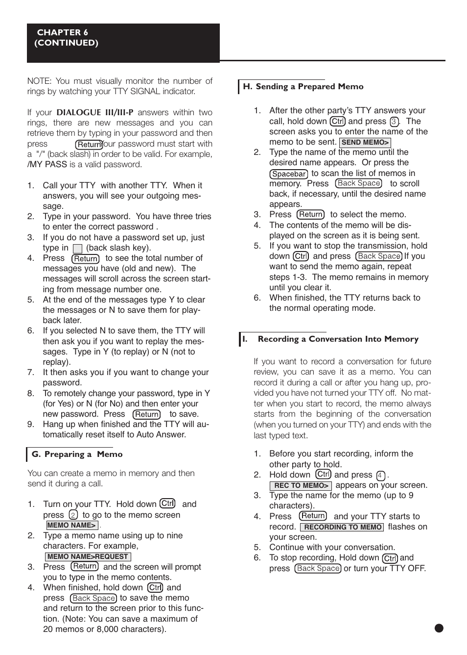 Ameriphone IIIP TTY User Manual | Page 15 / 33