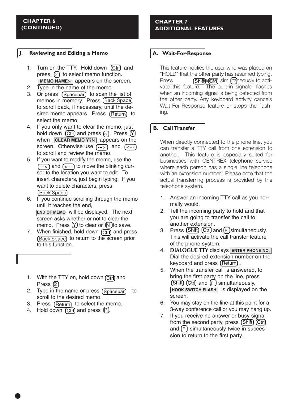 Ameriphone IIIP TTY User Manual | Page 16 / 33