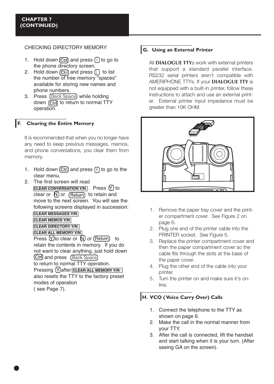 Ameriphone IIIP TTY User Manual | Page 18 / 33