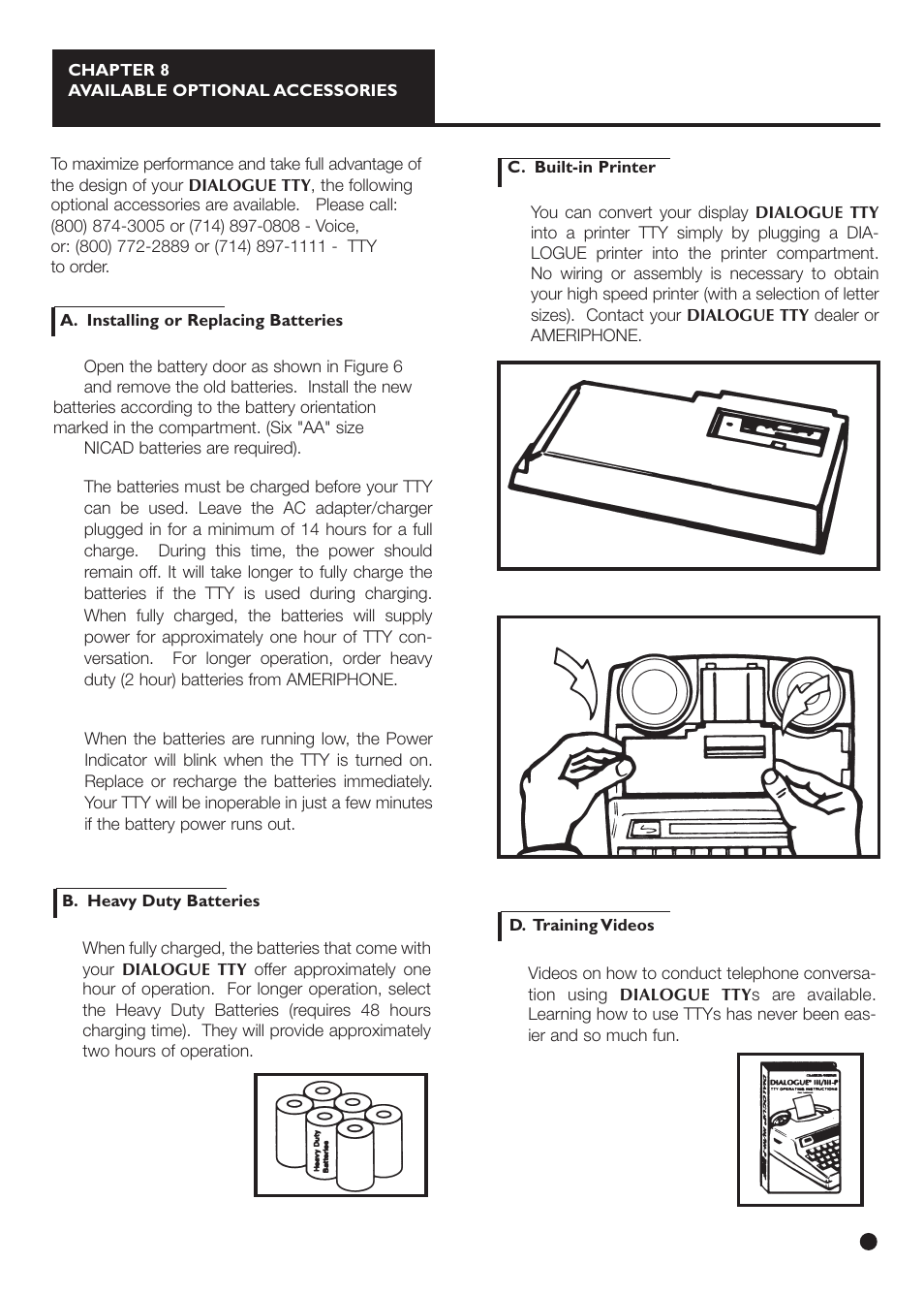 Ameriphone IIIP TTY User Manual | Page 21 / 33