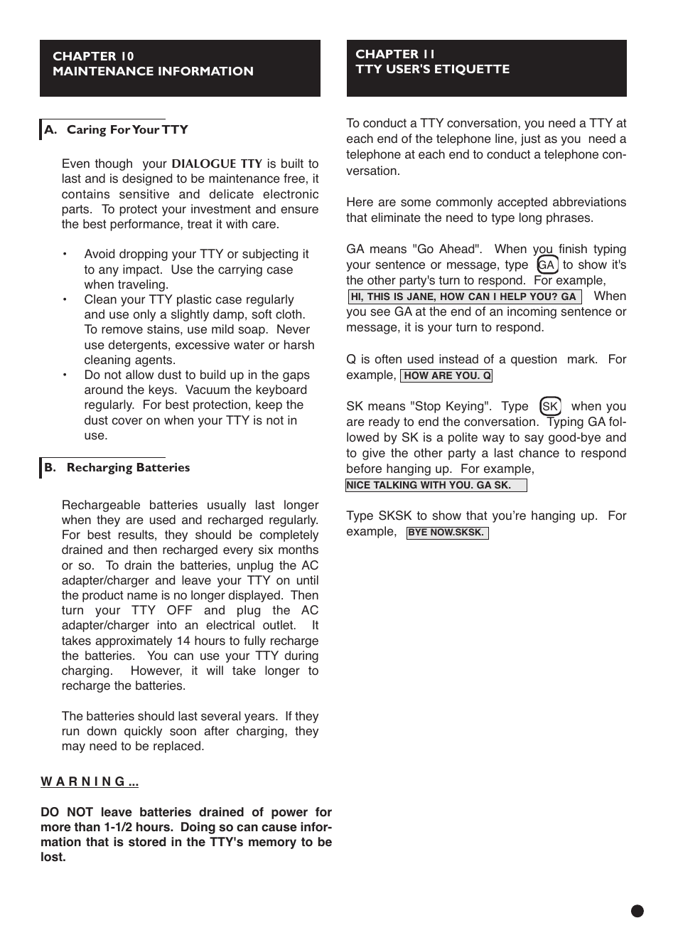 Ameriphone IIIP TTY User Manual | Page 23 / 33