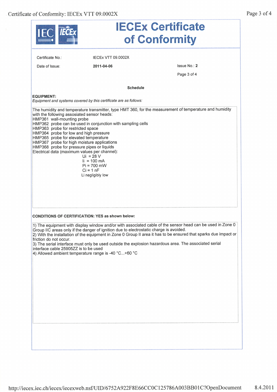 Vaisala HMT360 User Manual | Page 40 / 63