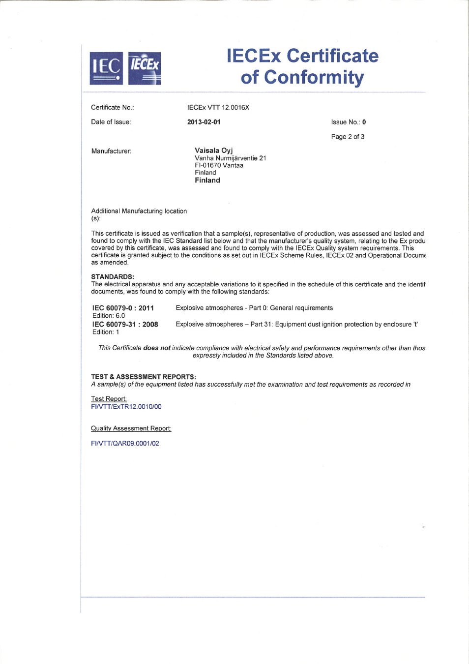 Vaisala HMT360 User Manual | Page 43 / 63