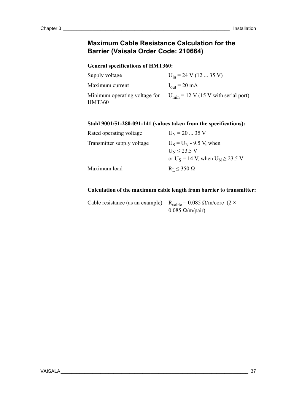 Vaisala HMT360 User Manual | Page 39 / 97