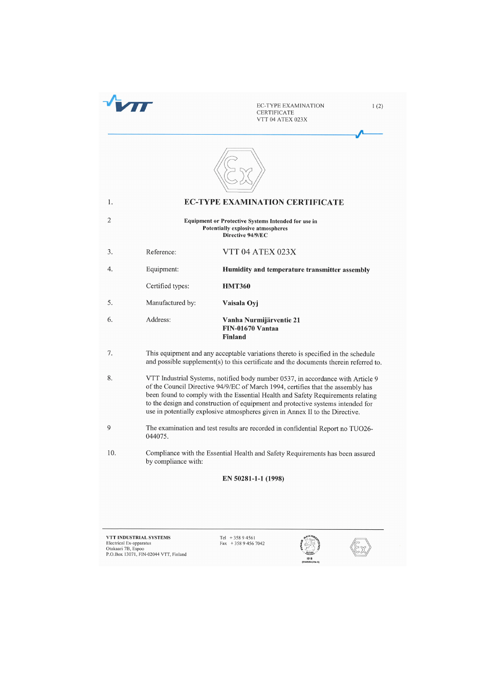 Figure 34 | Vaisala HMT360N User Manual | Page 101 / 110