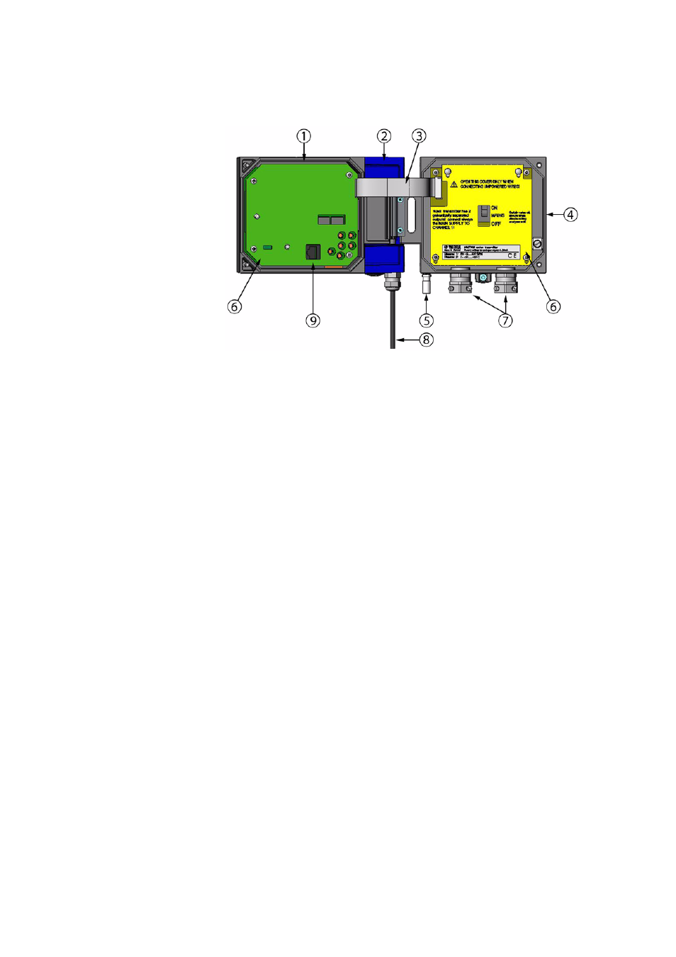 Figure 5, Parts of the transmitter | Vaisala HMT360N User Manual | Page 25 / 110