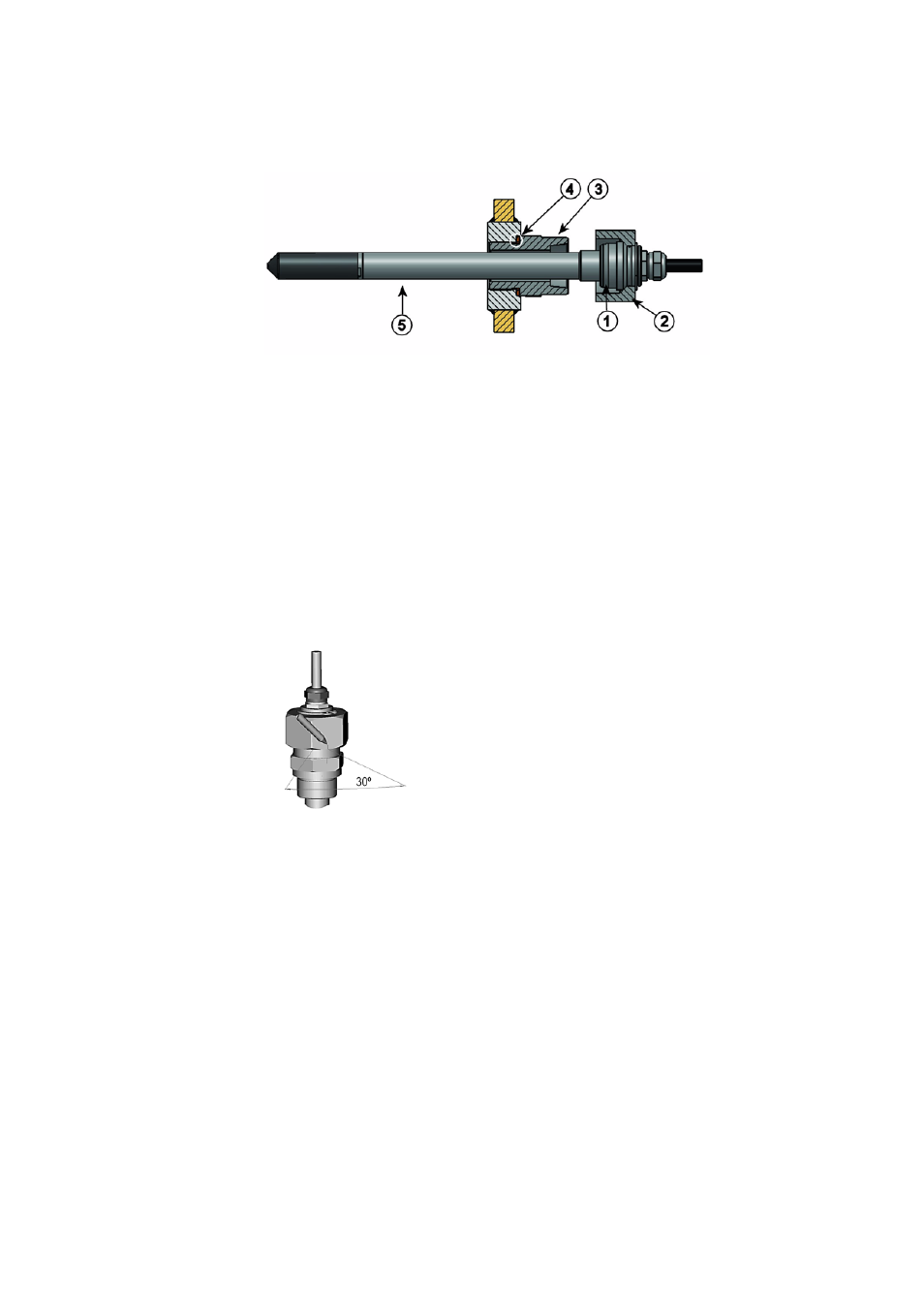 Figure 9, Hmp364 probe mounting, Figure 10 | Marking nut and fitting screw | Vaisala HMT360N User Manual | Page 30 / 110