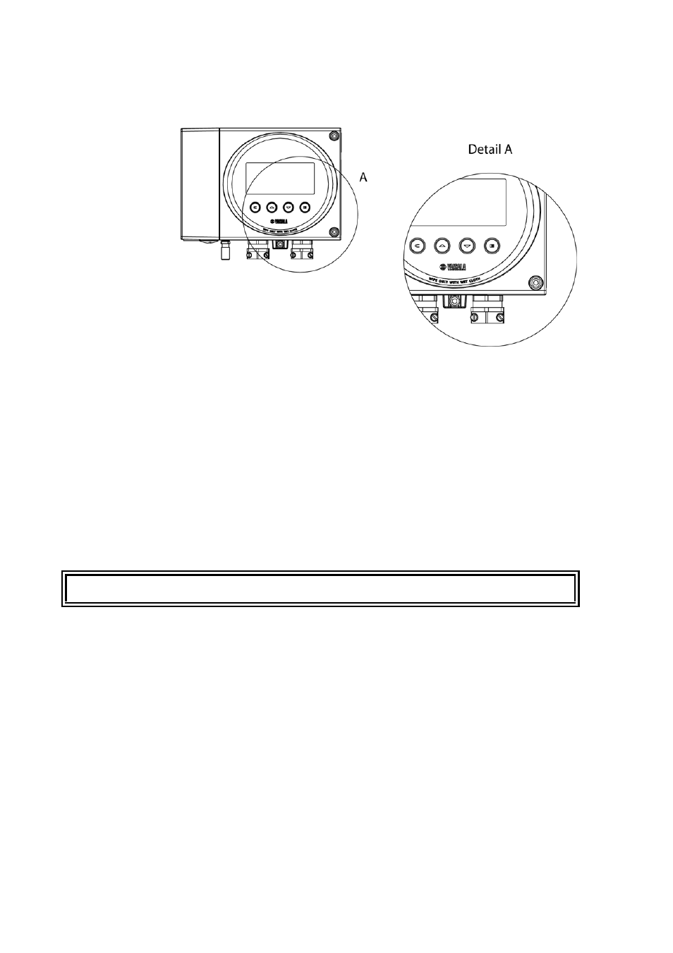 Power on/off, Figure 21, Local display/keypad interface | Warning | Vaisala HMT360N User Manual | Page 48 / 110