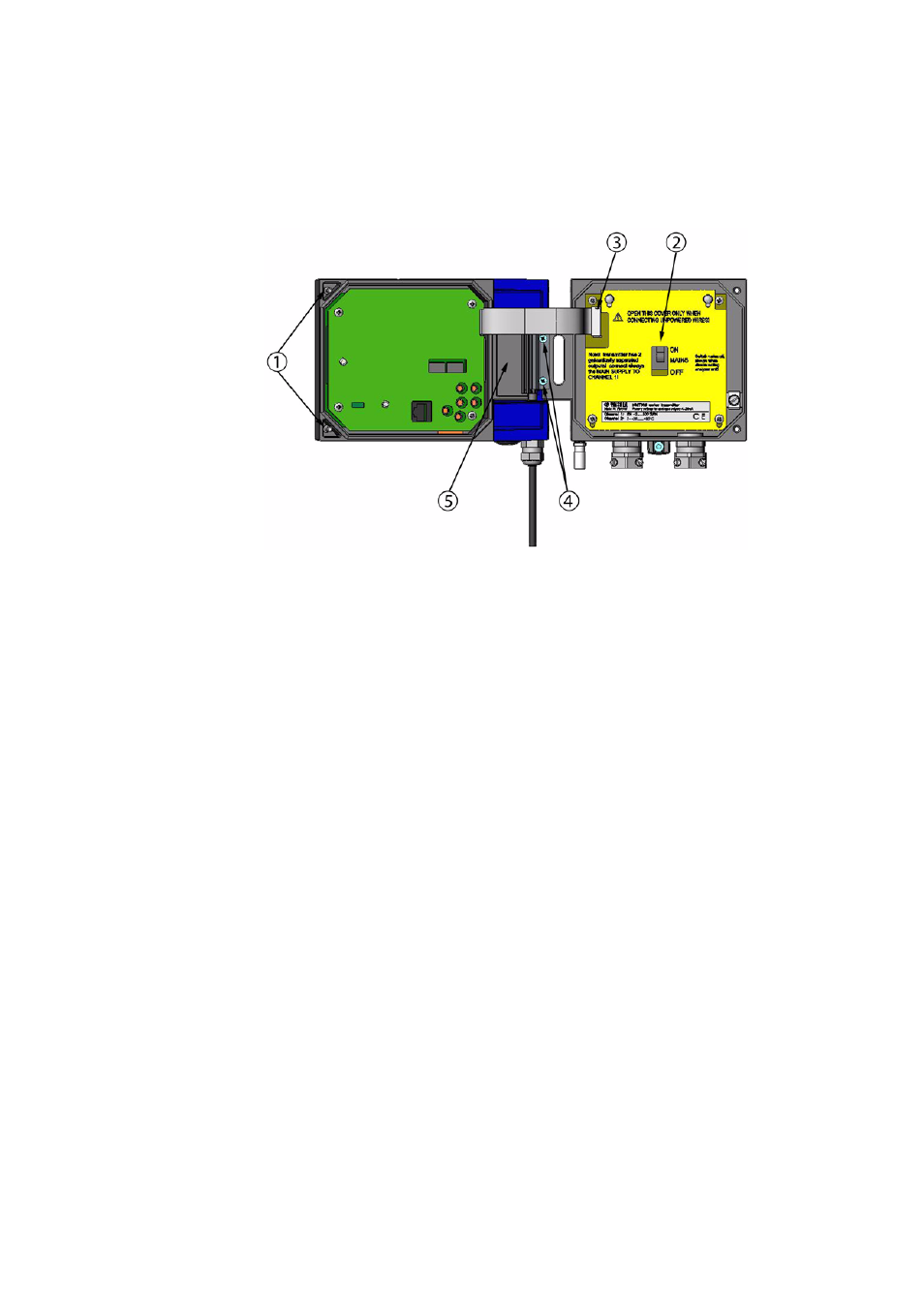 Removing the electronics unit, Figure 23 | Vaisala HMT360N User Manual | Page 66 / 110