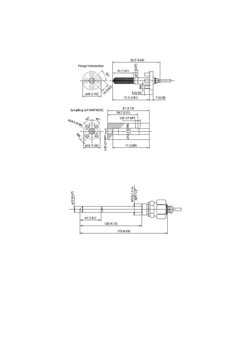 Hmp362, Hmp364 | Vaisala HMT360N User Manual | Page 86 / 110