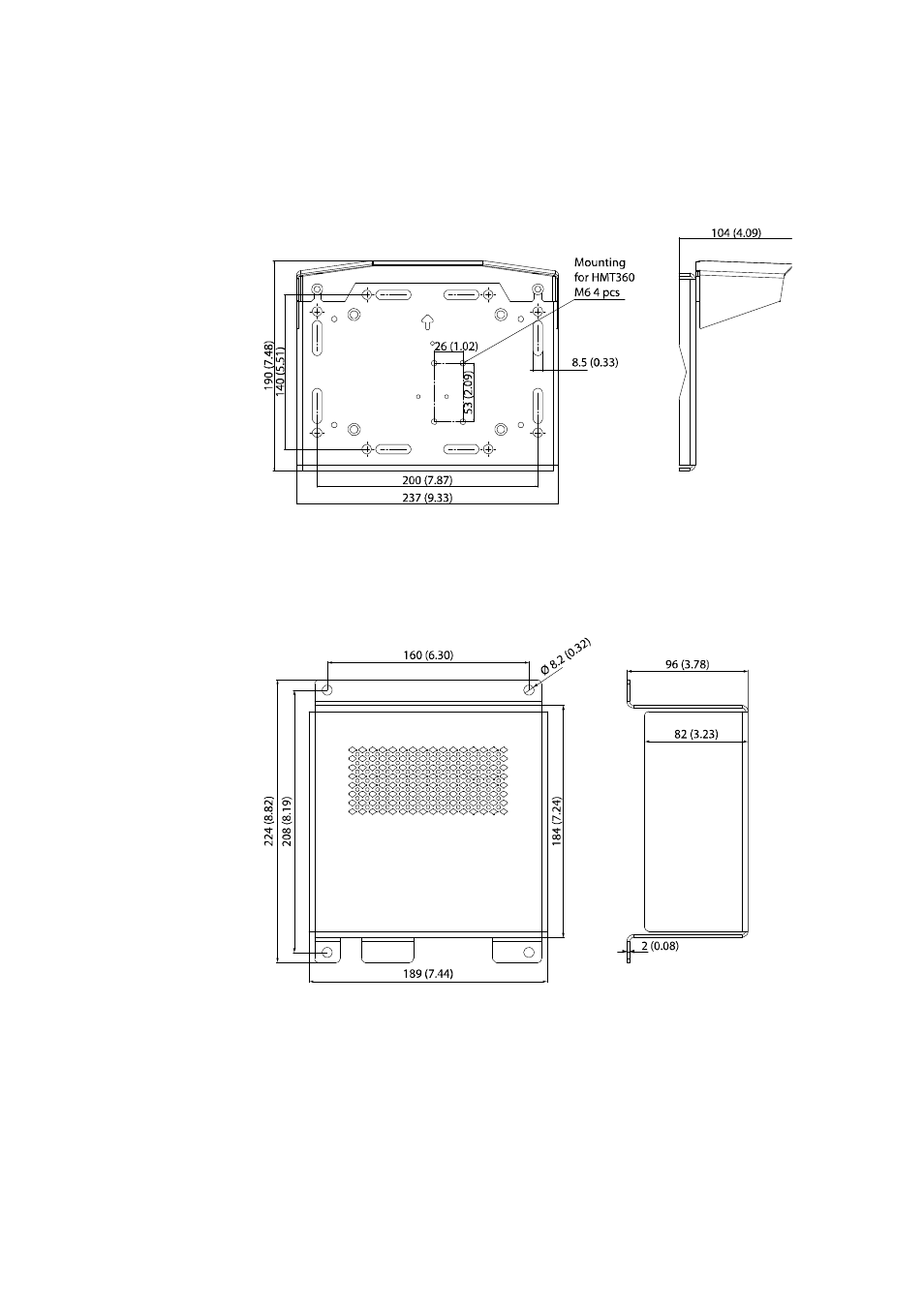 Rain shield, Protection cover | Vaisala HMT360N User Manual | Page 88 / 110