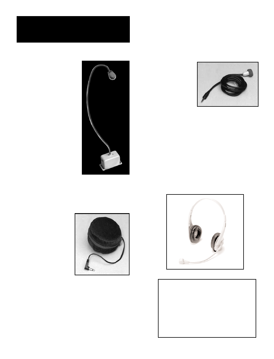 Chapter 6 optional accessories | Ameriphone RC-100 User Manual | Page 11 / 19