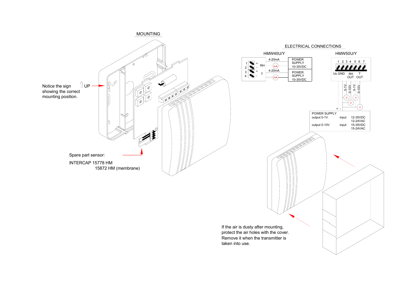 Vaisala HMW50 User Manual | 1 page