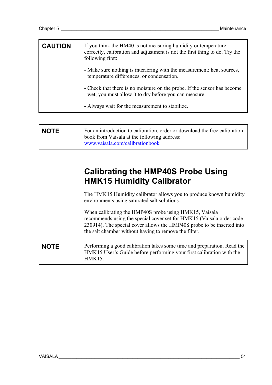 Vaisala SHM40 User Manual | Page 53 / 68