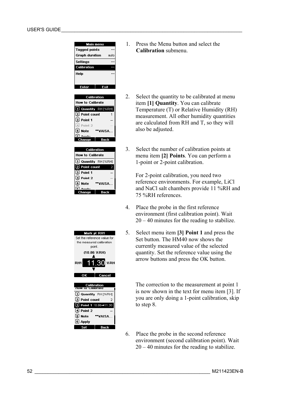 Vaisala SHM40 User Manual | Page 54 / 68