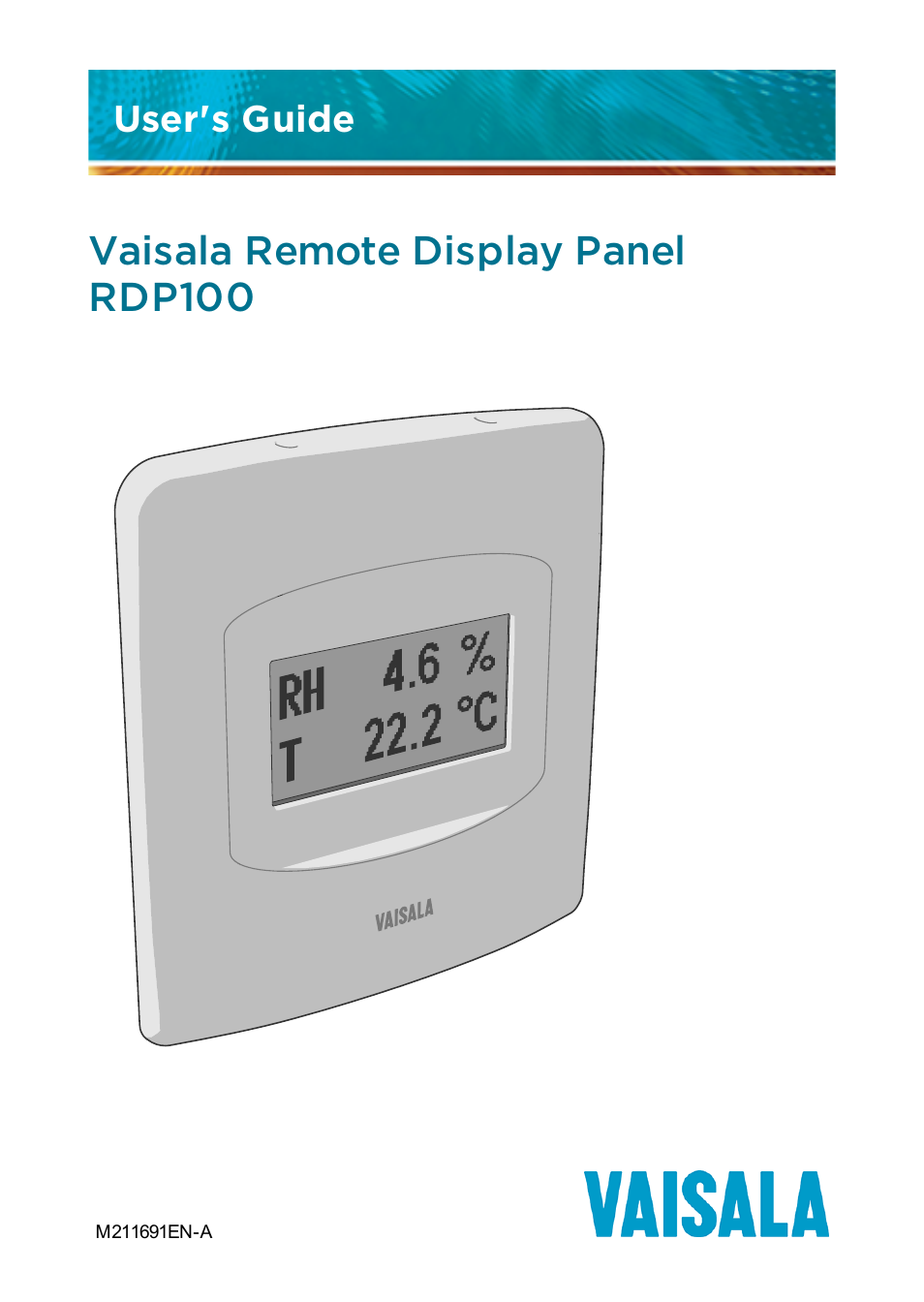 Vaisala RDP100 User Manual | 14 pages