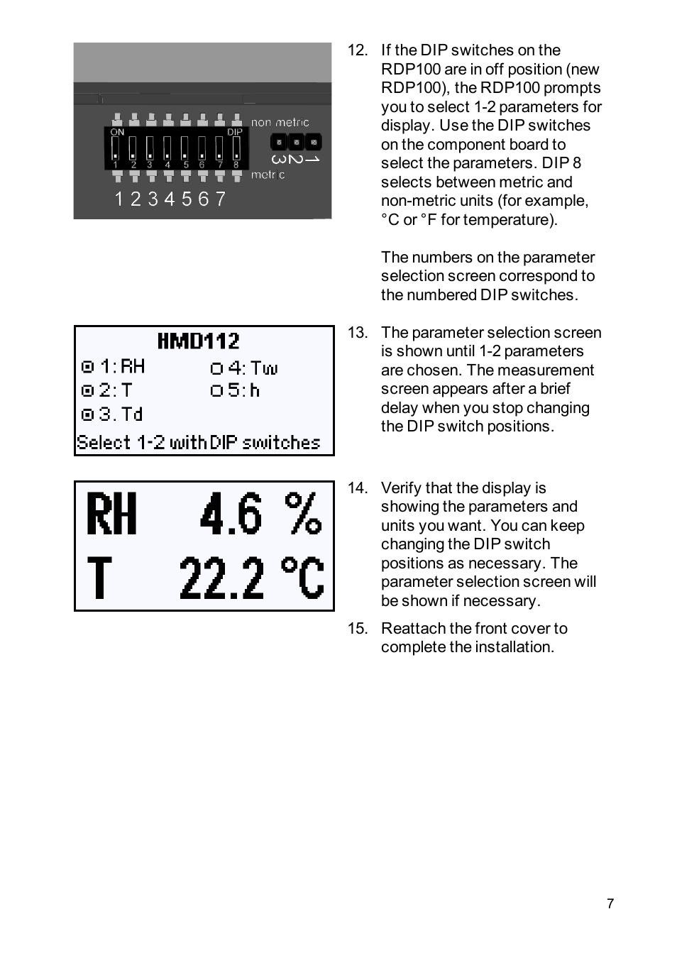 Vaisala RDP100 User Manual | Page 9 / 14