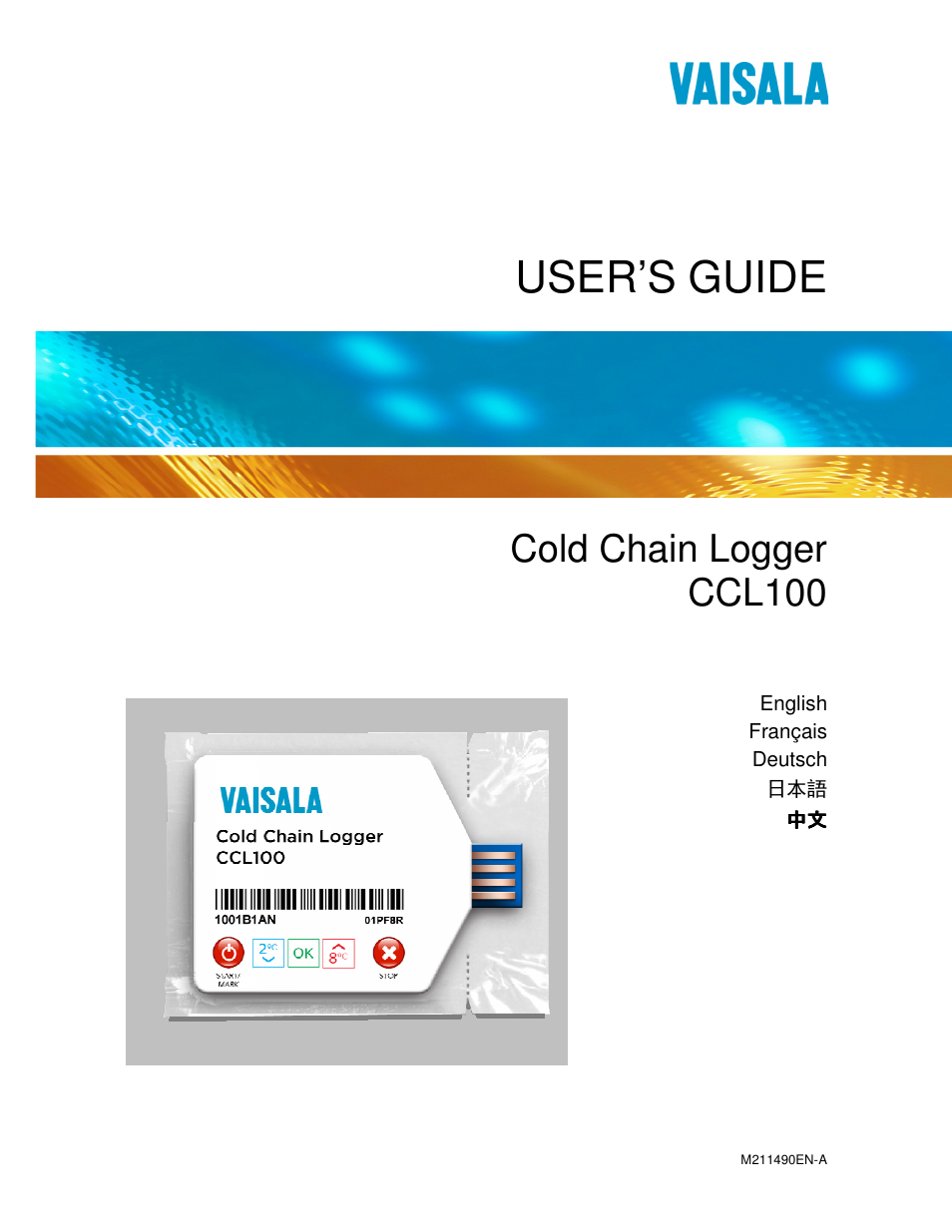 Vaisala CCL100 User Manual | 120 pages