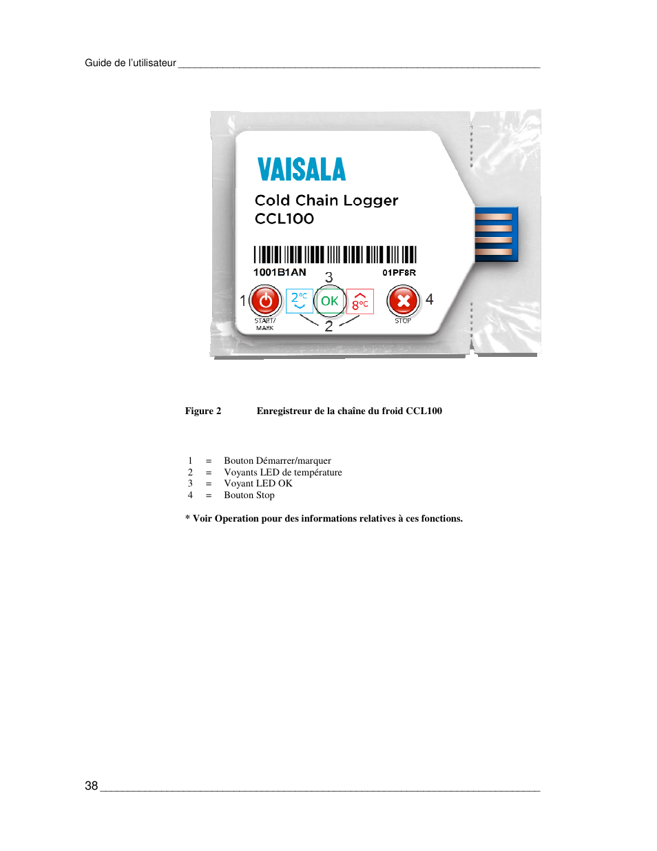 Vaisala CCL100 User Manual | Page 38 / 120