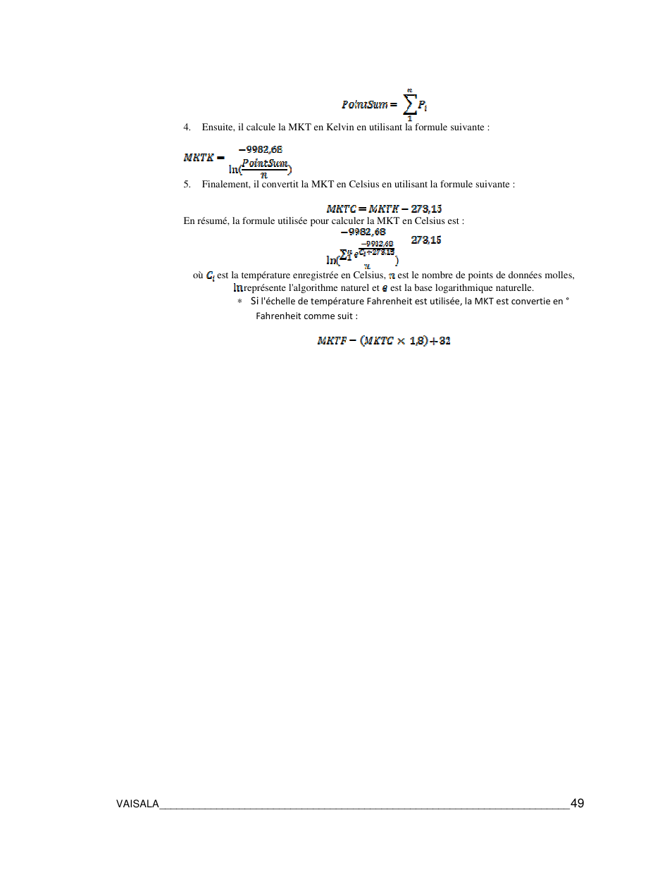 Vaisala CCL100 User Manual | Page 49 / 120