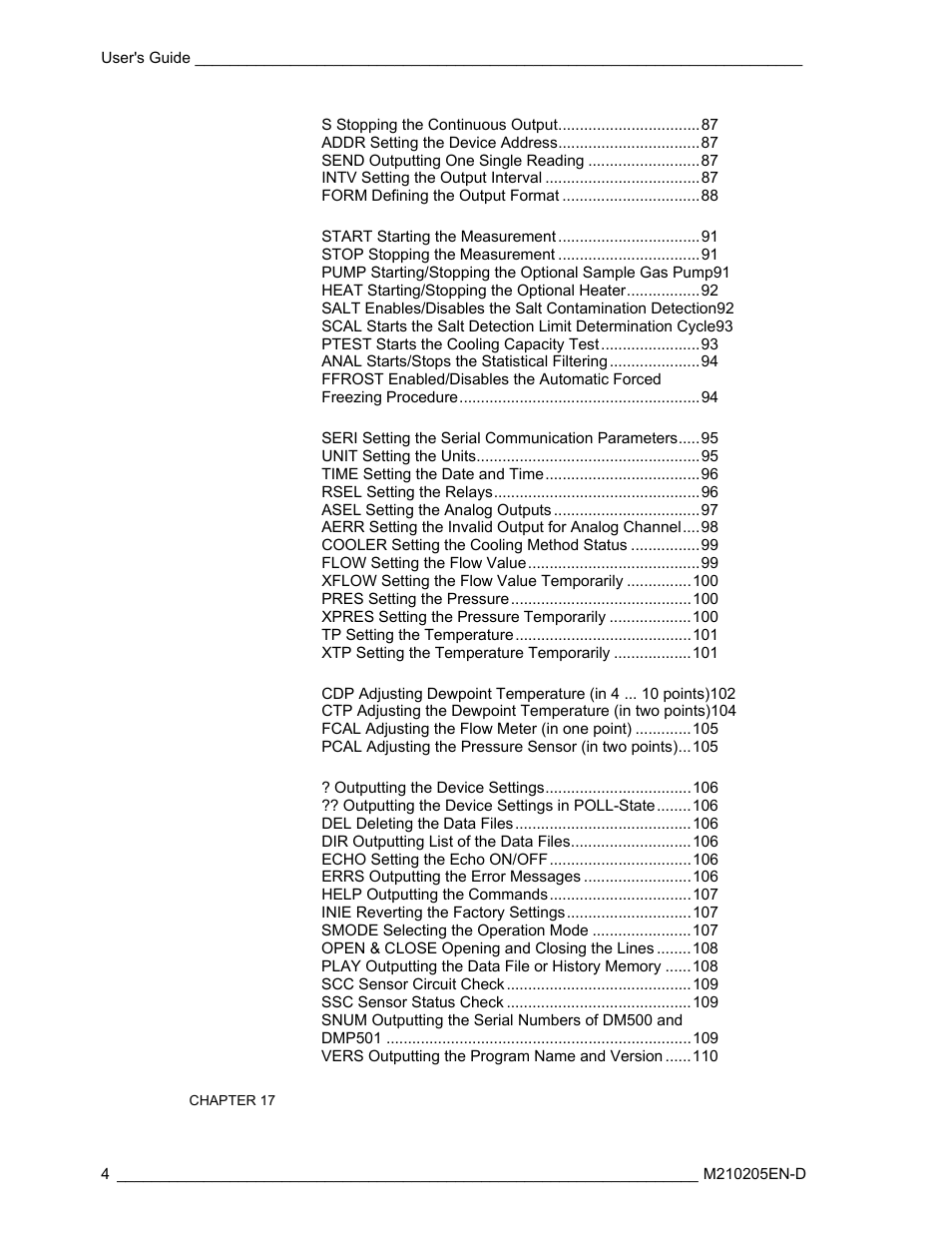 Vaisala DM500 User Manual | Page 6 / 138