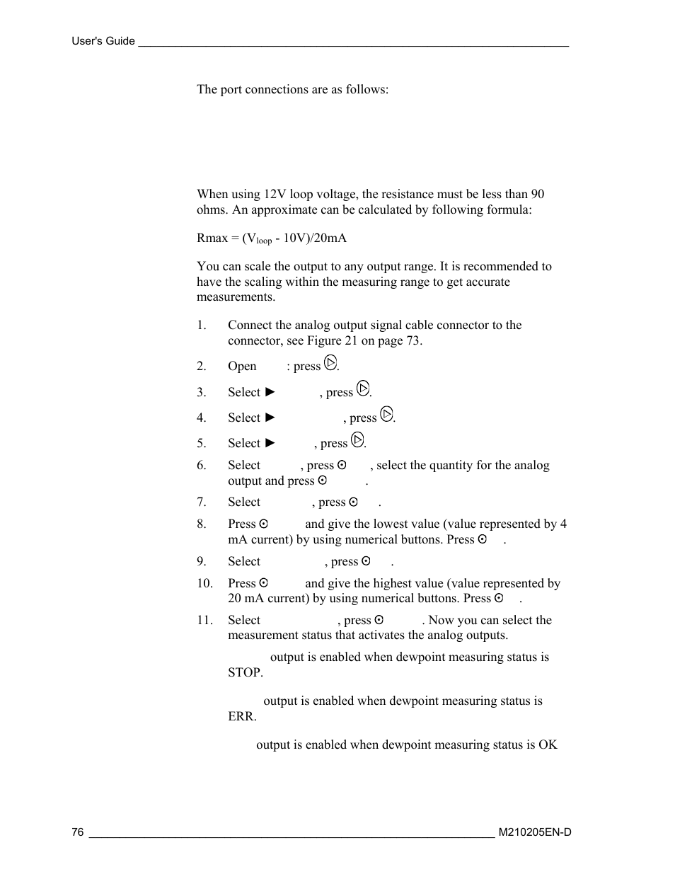 Vaisala DM500 User Manual | Page 78 / 138