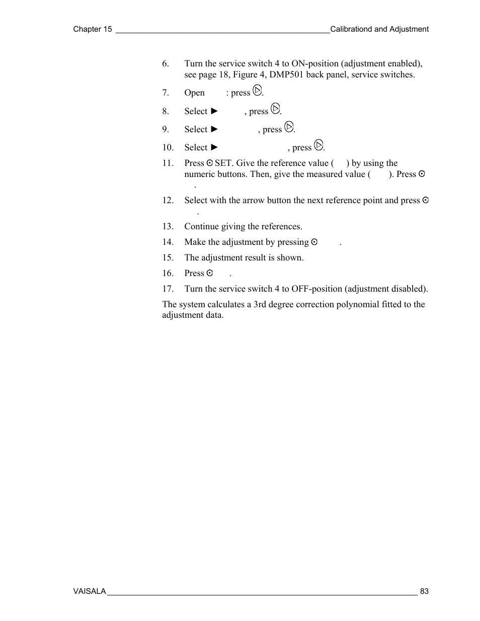 Vaisala DM500 User Manual | Page 85 / 138
