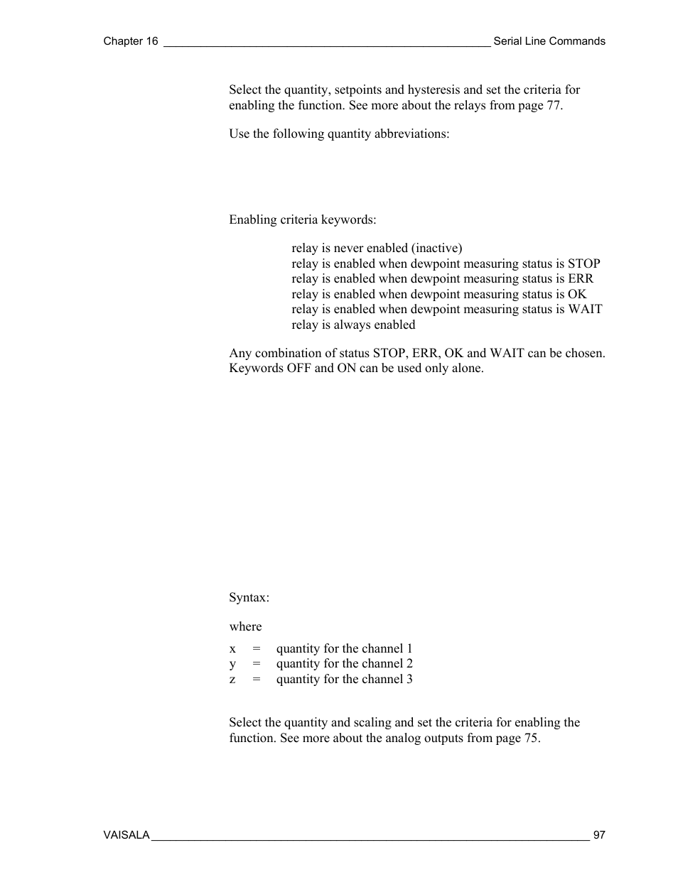 Vaisala DM500 User Manual | Page 99 / 138