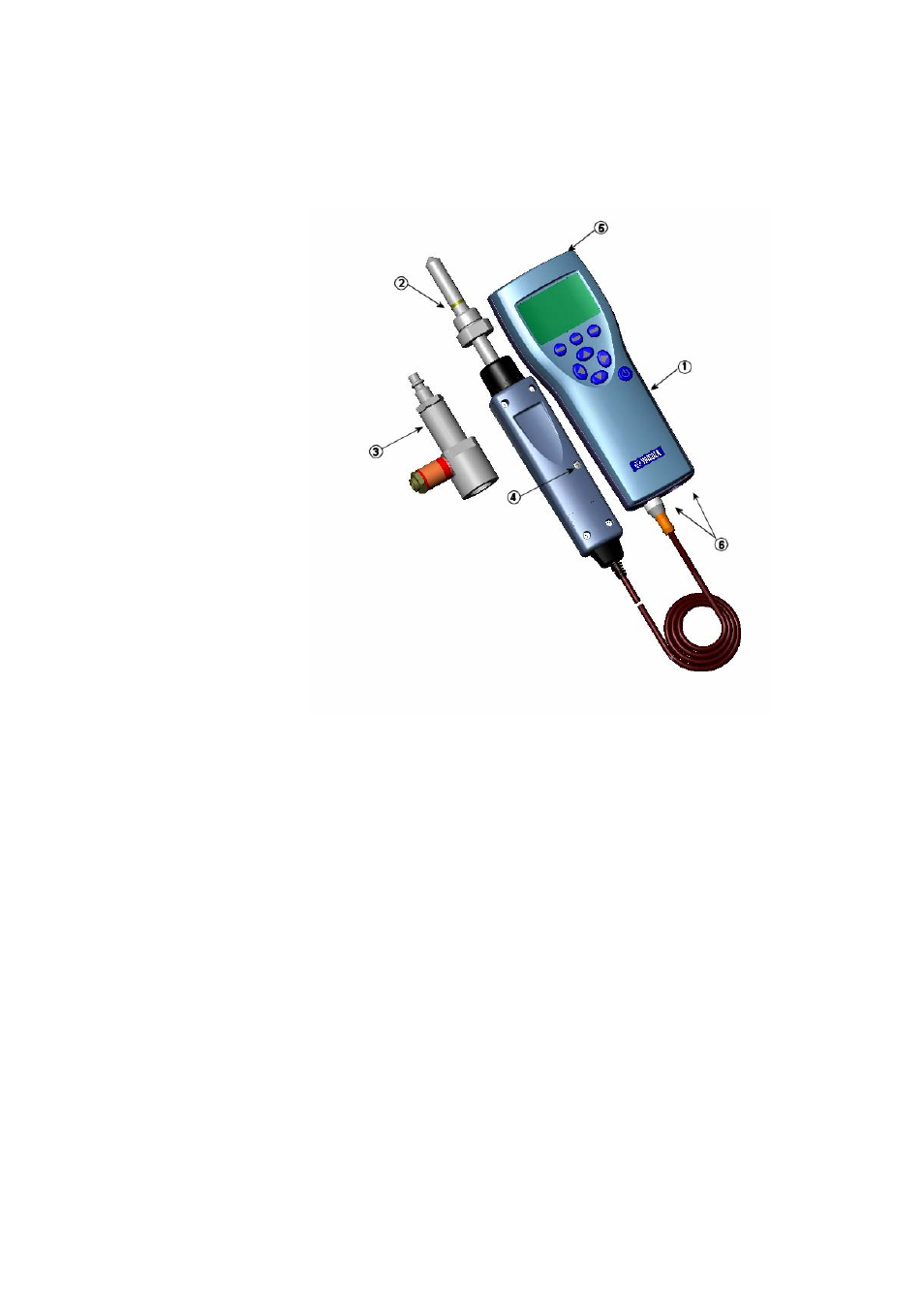 Parts description, Figure 1, Hand-held dewpoint meter dm70 | Vaisala DM70 User Manual | Page 13 / 93